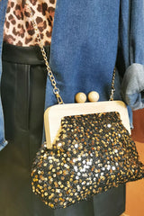 Sac sequins noir