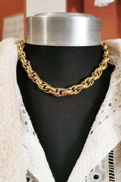 Collier grosse maille