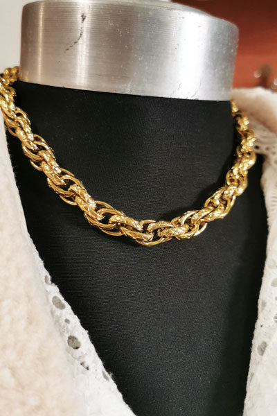 Collier grosse maille