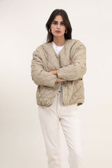 Veste réversible beige