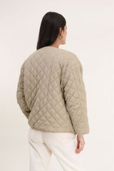 Veste réversible beige