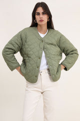 Veste réversible kaki